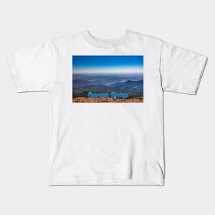 Colorado Springs from Pikes Peak Kids T-Shirt